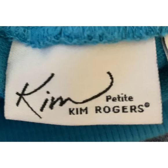 Kim Rogers Petite Blue Shorts Womens PS Tie Closure Pocket Relaxed Elastic Waist - Picture 7 of 7